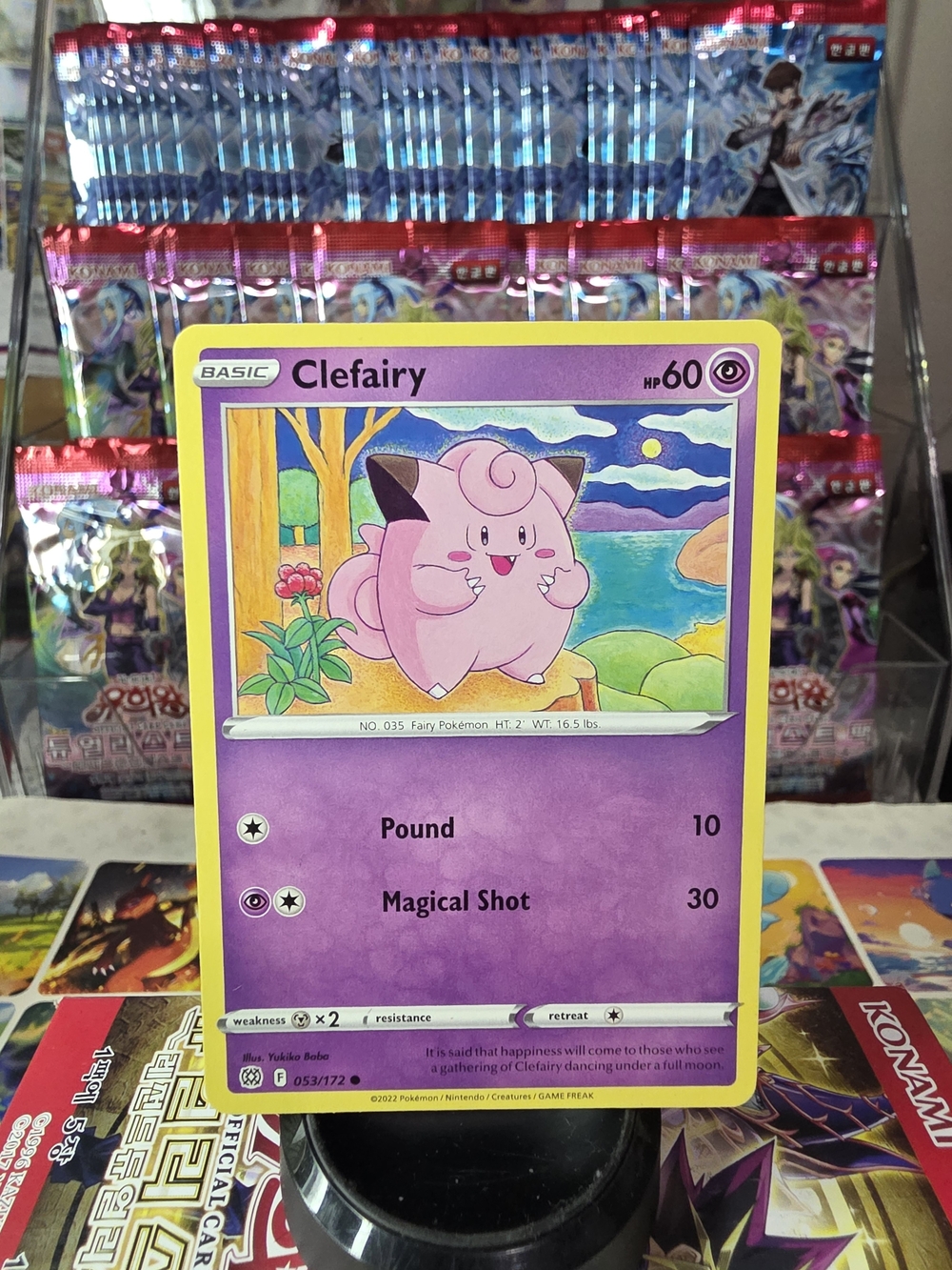 Clefairy Pokémon Card - Pink Psychic Basic